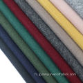 Polyester Stretch Tweed Garment Fabric pour pardessus